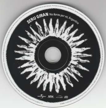 CD Serú Girán: No Llores Por Mi, Argentina