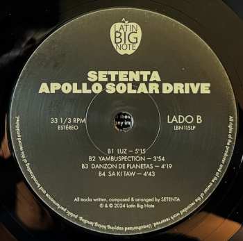 LP Setenta: Apollo Solar Drive