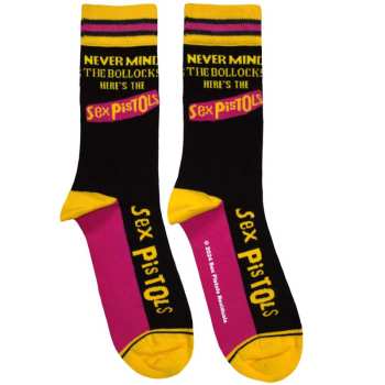 Mercancía Sex Pistols: The Sex Pistols Unisex Ankle Socks: Never Mind The Bollocks Stripes