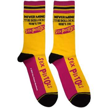 Mercancía Sex Pistols: The Sex Pistols Unisex Ankle Socks: Never Mind The Bollocks Stripes