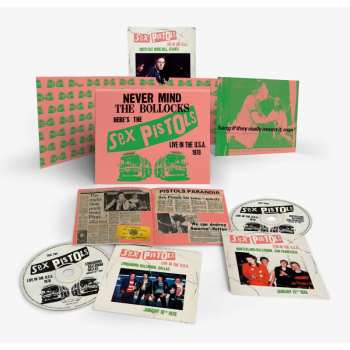 3CD Sex Pistols: Live in the U.S.A. 1978