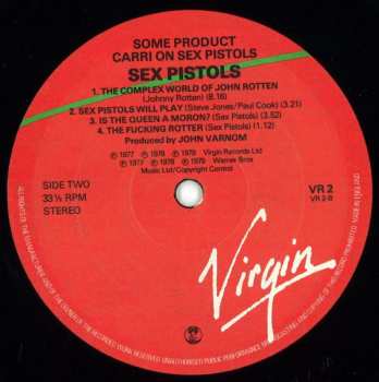 LP Sex Pistols: Some Product - Carri On Sex Pistols