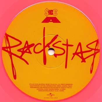 2LP Sfera Ebbasta: Rockstar ($elebration) - Pink & Yellow Vinyl