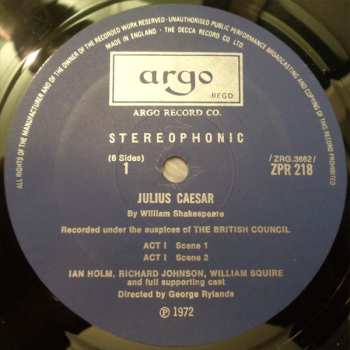 3LP/Caja William Shakespeare: Julius Caesar