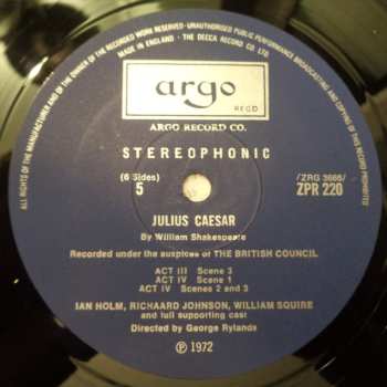 3LP/Caja William Shakespeare: Julius Caesar