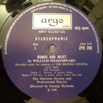4LP/Caja William Shakespeare: Romeo and Juliet