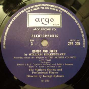 4LP/Caja William Shakespeare: Romeo and Juliet