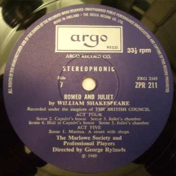 4LP/Caja William Shakespeare: Romeo and Juliet