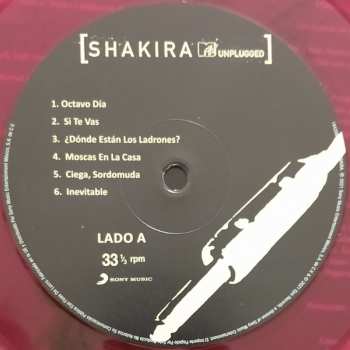 LP Shakira: MTV Unplugged CLR