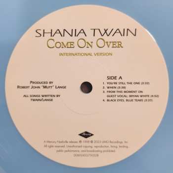 2LP Shania Twain: Come On Over (25th Anniversary Diamond Edition) CLR | LTD