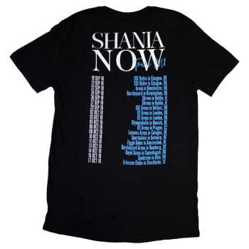Mercancía Shania Twain: Shania Twain Unisex T-shirt: Tour 2018 Gloves Photo (back Print & Ex-tour) (small) S