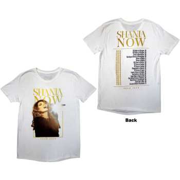 Mercancía Shania Twain: Shania Twain Unisex T-shirt: Tour 2018 Mic Photo (back Print & Ex-tour) (small) S