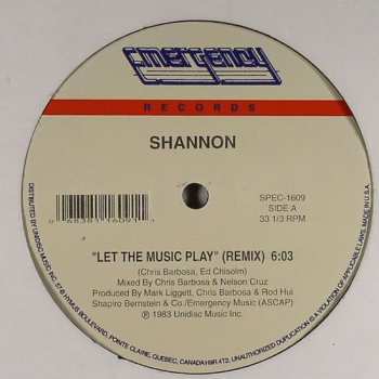 LP Shannon: Let The Music Play (Remix)