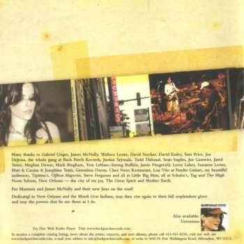 CD Shannon McNally: North American Ghost Music (Live)