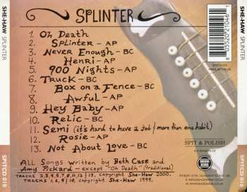 CD She-Haw: Splinter