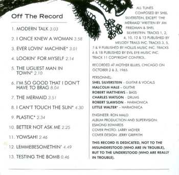 CD Shel Silverstein: "I'm So Good That I Don't Have To Brag!" Shel Silverstein Sings His Songs