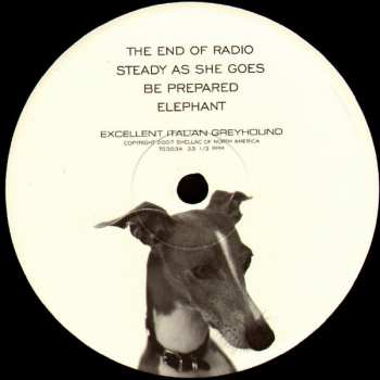 LP Shellac: Excellent Italian Greyhound