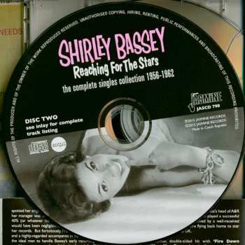 2CD Shirley Bassey: Reaching For The Stars - The Singles Collection 1956-1962