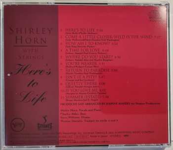 CD Shirley Horn: Here's To Life