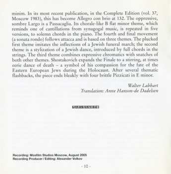 SACD Dmitri Shostakovich: Piano Trios Nos. 1 & 2 / Cello Sonata