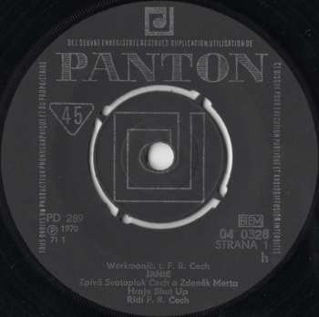 SP František Ringo Čech: Janie / Písnička Jednoho Tuláka