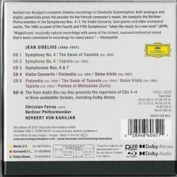 5CD/Caja/Blu-ray Herbert von Karajan: Karajan Sibelius: Complete Recordings On Deutsche Grammophon