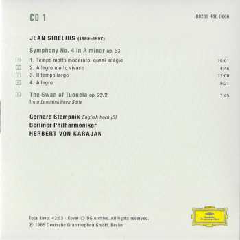 5CD/Caja/Blu-ray Herbert von Karajan: Karajan Sibelius: Complete Recordings On Deutsche Grammophon