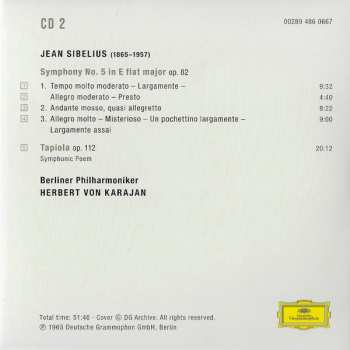 5CD/Caja/Blu-ray Herbert von Karajan: Karajan Sibelius: Complete Recordings On Deutsche Grammophon