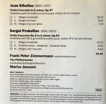 CD Sergei Prokofiev: Violinkonzert / Violinkonzert No.2