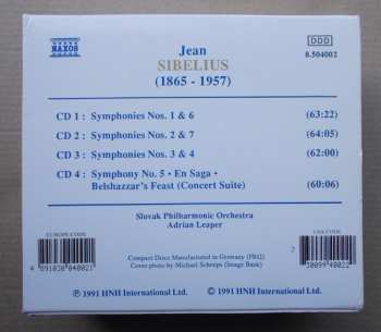 4CD/Caja Jean Sibelius: Symphonies Nos. 1 - 7 / En Saga • Belshazzar's Feast