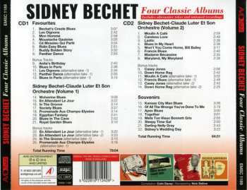 2CD Sidney Bechet: Four Classic Albums