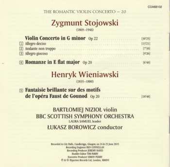 CD Henryk Wieniawski: Violin Concerto In G Minor, Op 22 • Romanze, Op 20 • Fantaisie Brillante Sur Des Motifs De Faust