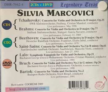 2CD/DVD/Caja Silvia Marcovici: Violin Concertos. Vol.1