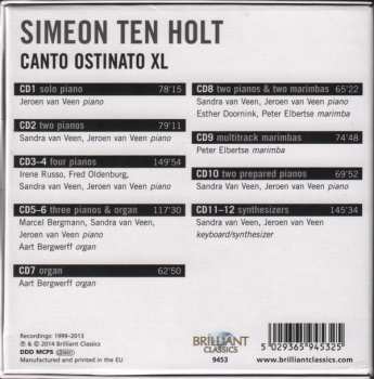 12CD/Caja Simeon ten Holt: Canto Ostinato XL