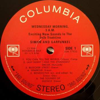 LP Simon & Garfunkel: Wednesday Morning, 3 A.M.