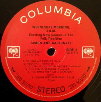 LP Simon & Garfunkel: Wednesday Morning, 3 A.M.
