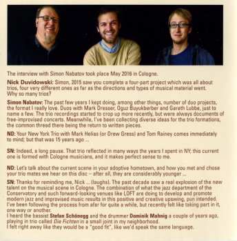 CD Simon Nabatov Trio: Picking Order