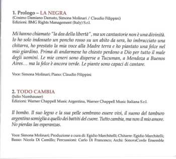 CD Simona Molinari: Hasta Siempre Mercedes 