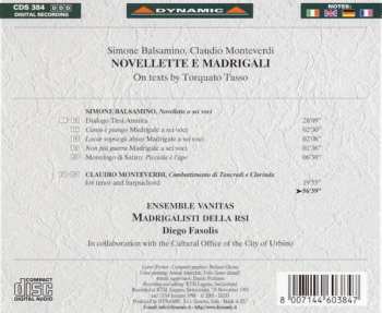 CD Claudio Monteverdi: Novellette E Madrigali