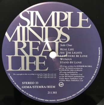LP Simple Minds: Real Life