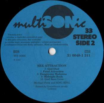 LP Sing Sing: Sex Attraction