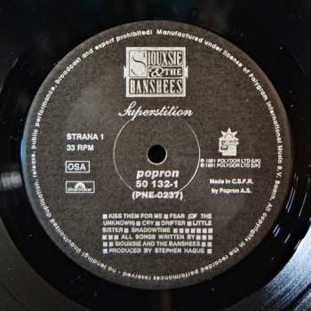 LP Siouxsie & The Banshees: Superstition