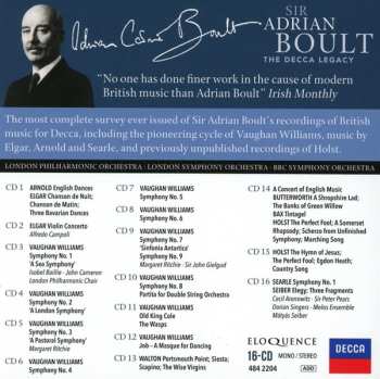 16CD/Caja Sir Adrian Boult: The Decca Legacy, Volume 1 – British Music