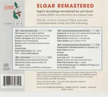 4CD Sir Edward Elgar: Elgar Remastered