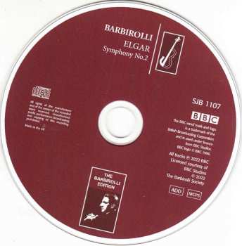 CD BBC Symphony Orchestra: Elgar: Symphony No.2 (Coventry Cathedral, 20 May 1964)