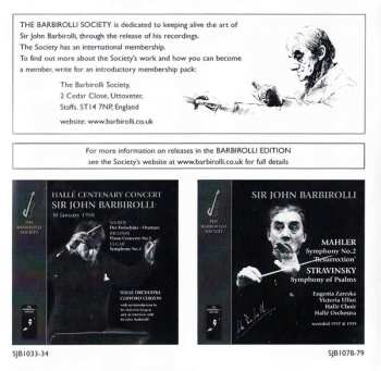 CD Sir John Barbirolli: Prague Spring Festival, 1958. Brahms: Symphony No.1 / Weber: Overture ‘Oberon‘