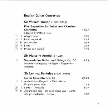 CD Sir William Walton: English Guitar Concertos