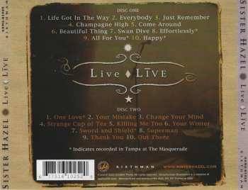 2CD Sister Hazel: Live LIVE