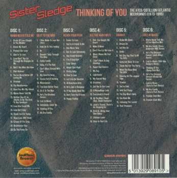 6CD/Caja Sister Sledge: Thinking Of You (The Atco/Cotillon/Atlantic Recordings 1973-1985)