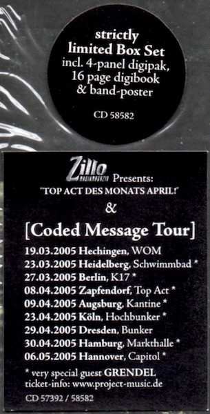 CD/Caja [:SITD:]: Coded Message: 12 LTD | DLX